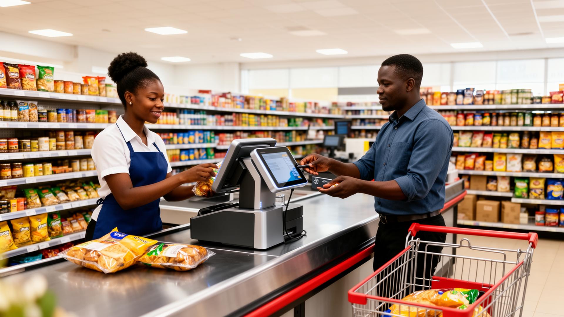 Supermarket POS in Tanzania